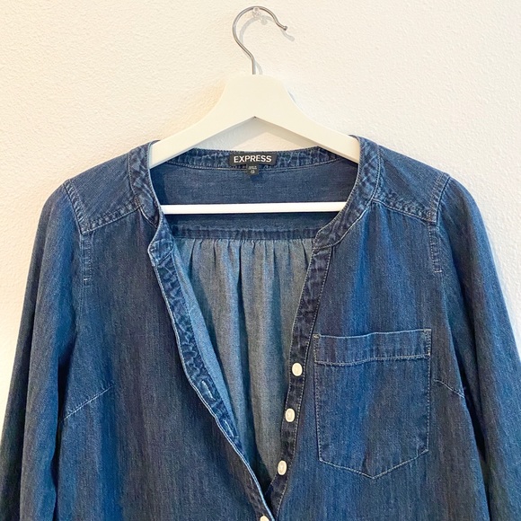 Express Denim Dress - Picture 3 of 5